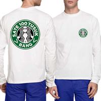Gambar Kaos Tangan Panjang Starbucks Funny Meme Sate 100 Tusuk Bang Suzana - Putih, L dari Hollandoz undefined 1 Tokopedia