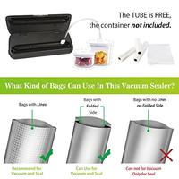 Gambar Automatic Vacuum Sealer Premium Vakum Makanan Kering Basah - E-5200M dari theawesomegadget undefined 5 Tokopedia