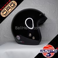 Gambar Helm Retro Polos DAG Original Super Black Glossy - + Kaca Bening dari Anugerah Helmet Bali undefined 2 Tokopedia