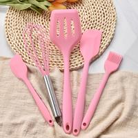 Gambar Baking Set 5 pcs Spatula Set Alat Masak Silikon Set Silicone Utensil - Merah Muda dari Indo Serba Ada undefined 4 Tokopedia
