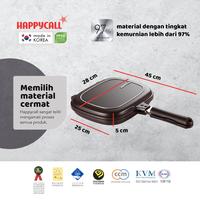 Gambar Happycall Titanium Double Pan Standard 28cm / Wajan dari TOKEBI Official undefined 5 Tokopedia