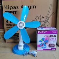Gambar KIPAS ANGIN JEPIT PROFAN 3 IN 1 / KIPAS ANGIN MURAH - 20W dari salshopbali undefined 4 Tokopedia