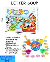 Gambar LETTER SOUP - 022 MAINAN EDUKASI RANGKAI KATA dari D'Best Toys undefined 1 Tokopedia