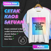 Gambar Cetak Kaos Satuan Custom Gambar Bebas Sablon DTF Lengan Panjang - 30s, A3 dari pollux custom undefined 1 Tokopedia