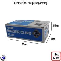 Gambar Binder Clip Kenko No.155/Clip Kertas 1 pack isi 12 pcs dari SI Stationery undefined 1 Tokopedia