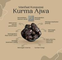 Gambar Kurma Ajwa / Kurma Ajwa Asli Madinah / Kurma Ajwa Original 1 kg dari ALGHAZA HERBAL BALI undefined 4 Tokopedia