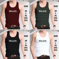 Gambar SINGLET KAOS LENGAN BUNTUNG MURAH TANK TOP PRIA 3XL 2XL XL L M - ARMY, 3XL dari Cloverbun undefined 1 Tokopedia