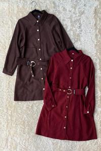 Gambar BASIC KEMEJA PANJANG PREMIUM / TUNIK WANITA KATUN IMPORT CASUAL STYLE - Coklat Tua, M dari MurahFashion undefined 3 Tokopedia