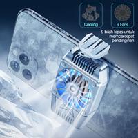 Gambar Kipas Pendingin HP Mobile Cooling Fan Pad Cooler Handphone H15 - H15-PLUG IN dari Kingoo Shop undefined 3 Tokopedia