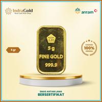 Gambar Emas LM Antam 5 Gram Bersertifikat (Model Lama) dari IndraGold undefined 1 Tokopedia