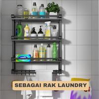 Gambar Rak Dinding Kamar Mandi Stainless Steel 1 2 3 Tingkat Tempat Sabun - 2 tingkat, 60 cm dari Arsene.Shop undefined 5 Tokopedia