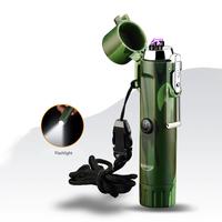 Gambar Korek Api Elektrik Pulse Plasma Cross Double Arc Lighter with Senter dari Koen Outdoor undefined 2 Tokopedia