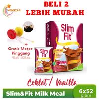 Gambar Susu Diet Slimfit Slim & Fit Kalbe Meal replacement vanila coklat - Vanila dari MONSTAR.ID undefined 3 Tokopedia