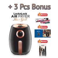 Gambar LOCK N LOCK Air Fryer Black Series Varian + Bonus 3 Pcs New Original - 1 Set Air Fryer dari Palem88 undefined 3 Tokopedia