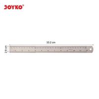 Gambar JOYKO Penggaris Besi 30 cm / Stainless Steel Ruler Panjang 30cm / 1 pc dari Storebjoffice undefined 1 Tokopedia
