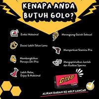Gambar Mister Golo isi 1 Sachet | Suplemen Pria Herbal Serbuk Rasa Jelly Madu dari Golo Official Store undefined 2 Tokopedia