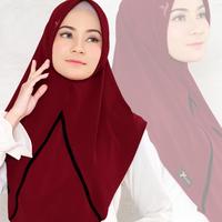 Gambar JILBAB INSTAN POLOS / BERGO ZIA YESSANA - cochopink dari Miulan Sepatan undefined 5 Tokopedia
