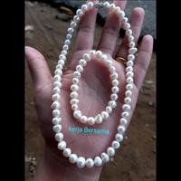 Gambar set untuk anak kalung dan gelang mutiara asli air tawar dari KerjaBersama_NEW undefined 1 Tokopedia