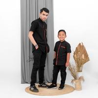 Gambar Baju Koko Couple Ayah Anak Atasan Muslim Pria Lengan Pendek - Anak 1, Anak XXL dari Marolla Store undefined 5 Tokopedia