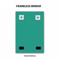 Gambar DIY Kaca Cermin Wastafel Modern Minimalis Frameless Mirror Cermin Kamar Mandi - A 40x60, DIY 4mm dari DIY HOME DEPOT undefined 5 Tokopedia