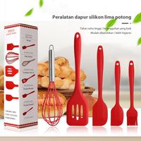 Gambar kitchen set spatula silicone - Biru dari SAFITRIGROSIR undefined 5 Tokopedia