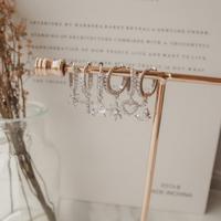 Gambar (1371 SILVER) ANTING PIERCING TINDIKAN HELIX TRAGUS - STAINLESS STEEL - 1371 A SILVER dari Hello Friday Shop undefined 3 Tokopedia