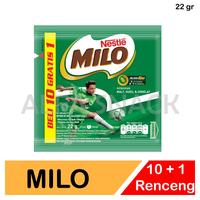 Gambar SUSU MILO SACHET 1 RENCENG (10 + 1) 22 gram dari Alfa Snack_NEW undefined 1 Tokopedia