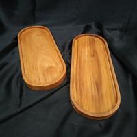 Gambar Tray Kayu Oval Kecil Nampan Baki Tatakan Kopi Tempat Wadah Saji Sendok dari Alabot Art undefined 5 Tokopedia