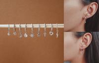 Gambar (1371 SILVER) ANTING PIERCING TINDIKAN HELIX TRAGUS - STAINLESS STEEL - 1371 A SILVER dari Hello Friday Shop undefined 1 Tokopedia