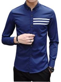 Gambar GARAF HARRY KEMEJA PRIA LENGAN PANJANG SLIMFIT ATASAN PRIA POLOS - ARMY, L dari Garaf Official undefined 4 Tokopedia