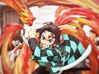 Gambar Magic Cube & JZ Studio Demon Slayer Tanjiro Kamado GK RESIN STATUE - full dari All Mix shop tokopedia undefined 4 Tokopedia