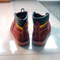 Gambar CUCI GUDANG!! SEPATU CAT SAFETY BOOTS KULIT ASLI CATERPILLAR CLASSIC - Cokelat, 39 dari Asya shop Bandung undefined 4 Tokopedia