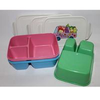 Gambar Kotak Bekal Makan Dewasa Lunch Bag Tempat Bekal Sekolah 1 Set - Pink, Hanya Lunch Box dari Taruka Online undefined 3 Tokopedia