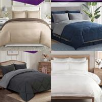 Gambar Bedcover Set Sprei Polos Aesthetic Ukuran 90-100-120-140-160-180-200 - Polos abu tua, 180x200 dari BLNJ ID undefined 1 Tokopedia
