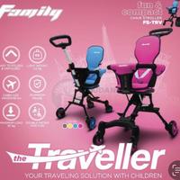 Gambar Stroller Anak Family The Traveller FS-TRV Dorongan Kursi Lipat Bayi - Kuning dari Sepeda dan Motor Listrik undefined 2 Tokopedia