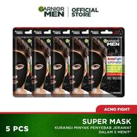Gambar Garnier Men Acno Fight Super Mask Single/Pack of 3/Pack of 5 - Pack of 3 dari Garnier Men Official Store undefined 5 Tokopedia