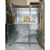 Gambar LEMARI PIRING 3 PINTU LEMARI PIRING 2 PINTU RAK PIRING MAGIC COM - 2 pintu undak dari STOREMAJASARI undefined 4 Tokopedia