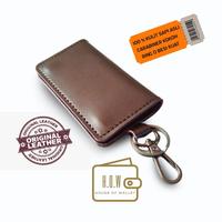 Gambar Dompet key wallet stnk kulit asli gantungan kunci mobil motor coklat - Hitam dari House Of Wallet undefined 1 Tokopedia