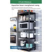 Gambar Rak Dapur Susun Serbaguna Rak Microwave Oven Penyimpanan Multifungsi - 5 Lapis dari Jago Uang undefined 5 Tokopedia