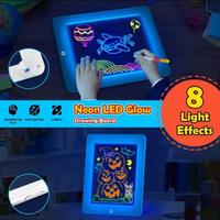 Gambar Magic Pad - Buku Belajar Mewarnai Menggambar Anak 3D Dengan Lampu Led - Biru dari Kemiri Oktina undefined 1 Tokopedia