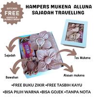 Gambar HAMPERS KADO HADIAH ULANG TAHUN WEDDING MUKENA ALLUNA SET SAJADAH - tanpa sajadah dari Mazaya Grosir undefined 1 Tokopedia