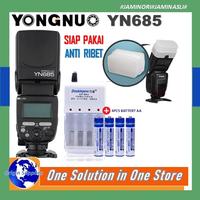 Gambar Yongnuo Flash YN-685 TTL & HSS - FOR CANON/NIKON - PAKET STANDAR dari OriginSupplies undefined 1 Tokopedia