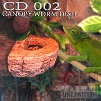 Gambar CANOPY WORM DISH TEMPAT MAKAN WADAH PAKAN CAMELEON KADAL REPTILE CD002 dari reptilestore.id undefined 4 Tokopedia