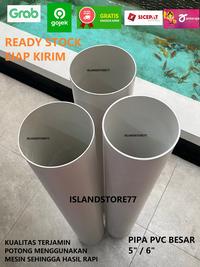 Gambar PIPA PVC 6" INCH KELAS AW PER 1 METER PIPA PARALON - TANPA MOF dari island store 77 undefined 3 Tokopedia