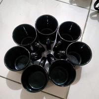 Gambar mug keramik hitam dari Jasmine 14 undefined 1 Tokopedia