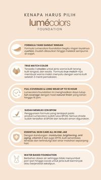 Gambar Lumecolors Foundation Alas Bedak Lumecolors Liquid HD Full Coverage - Sachet Light dari Kosmetik Lumecolors undefined 4 Tokopedia