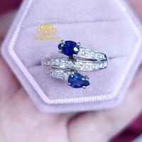 Gambar Virra Ring with blue sapphire natural dari Terecania Shop undefined 1 Tokopedia