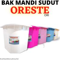 Gambar Bak Mandi / Bak Air Sudut Bahan PVC ORESTE - Ori Cream dari Graha Cemerlang 19 undefined 2 Tokopedia