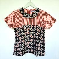 Gambar Atasan blouse wanita modern garis kawung batik cap solo dari Wahyu Moro Batik Solo undefined 1 Tokopedia