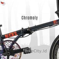 Gambar Sepeda Lipat ELEMENT NICKS 20 INCH 451 2022 NEW - Hitam dari BikeCity.id undefined 3 Tokopedia
